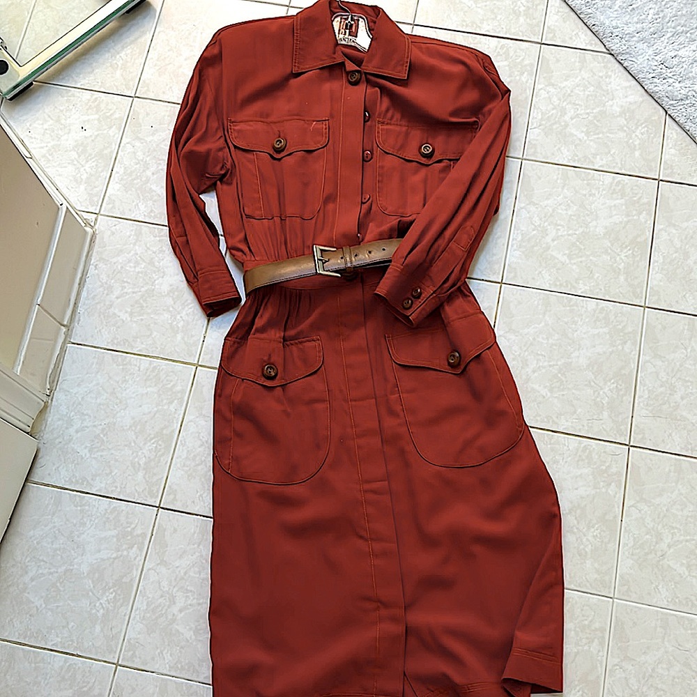 Perfect for fall Shirtwaist Dress!